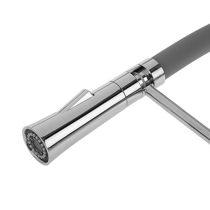 Смеситель для кухни Accoona A4890T-1, однорычажный, латунь, серый/хром Смеситель для кухни Accoona A4890T-1, однорычажный, латунь, серый/хром