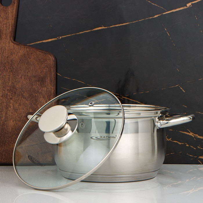 Кастрюля «Диана», 3.5 л, d=20 см, капсульное дно, индукция Кастрюля «Диана», 3.5 л, d=20 см, капсульное дно, индукция