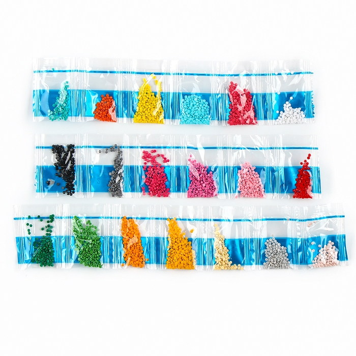 Алмазная мозаика-стикер с полным заполнением для детей «Яркое лето», набор для творчества