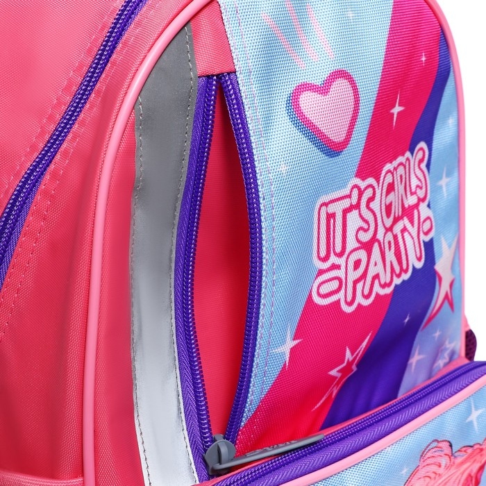 Рюкзак школьный, 37 х 26 х 13 см, эргономичная спинка, Calligrata ОРТ  Рюкзак школьный, 37 х 26 х 13 см, эргономичная спинка, Calligrata ОРТ "Аниме подружки"