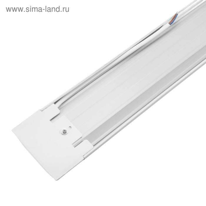 Cветильник линейный светодиодный Ecola, 36 Вт, 6500 К, 220 В, IP20, 1200х75х25 мм Cветильник линейный светодиодный Ecola, 36 Вт, 6500 К, 220 В, IP20, 1200х75х25 мм