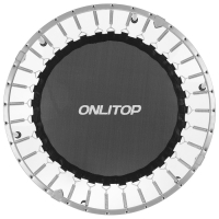 Батут детский ONLITOP, d=102 см, с держателем, цвет серый