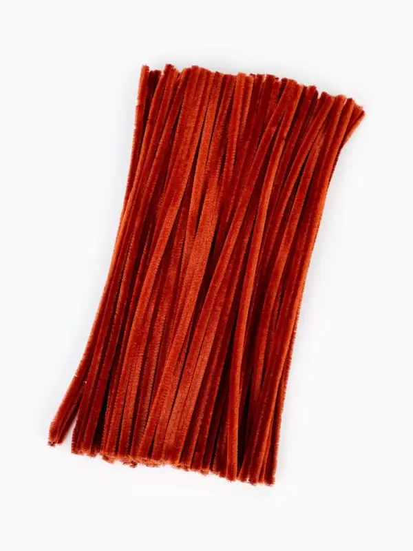 Синельная проволока, набор 100 шт., коричневая, 30 см