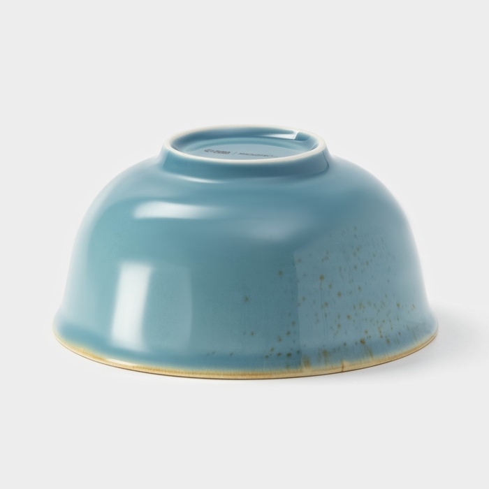 Салатник фарфоровый Magistro «Церера», 650 мл, 15×7,5 см, цвет голубой