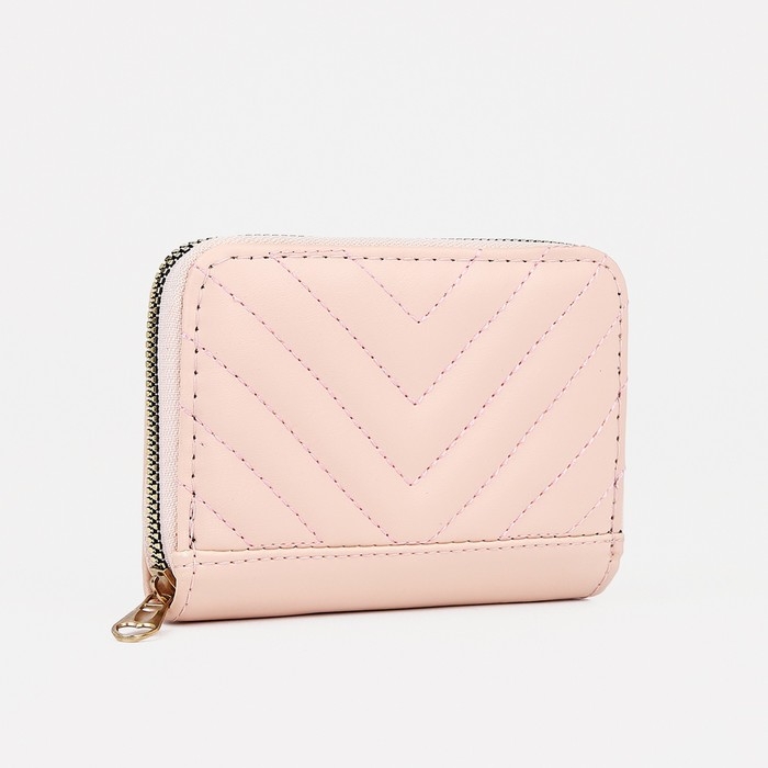 Кошелёк на молнии, цвет бежевый Кошелёк на молнии, цвет бежевый