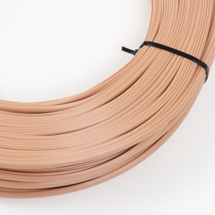 Ротанг искусственный гладкий 8 мм 100 м полумесяц (бежевый) Ротанг искусственный гладкий 8 мм 100 м полумесяц (бежевый)