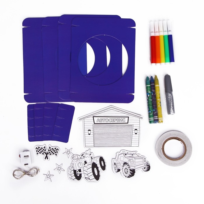 Набор для творчества &laquo;Милый ночник. Машинки&raquo;