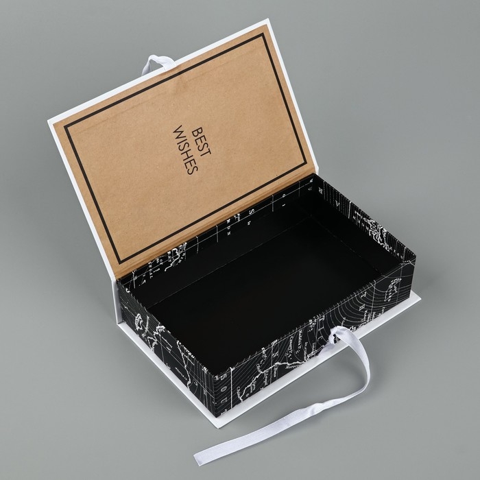 Коробка - книга, упаковка подарочная, «Карта мира», 20 х 12.5 х 5 см Коробка - книга, упаковка подарочная, «Карта мира», 20 х 12.5 х 5 см