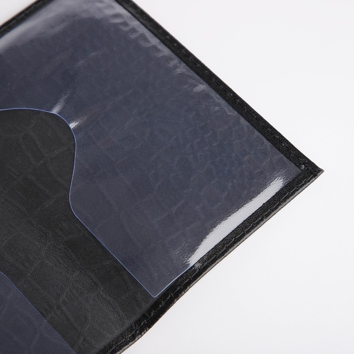Обложка для паспорта, цвет чёрный Обложка для паспорта, цвет чёрный