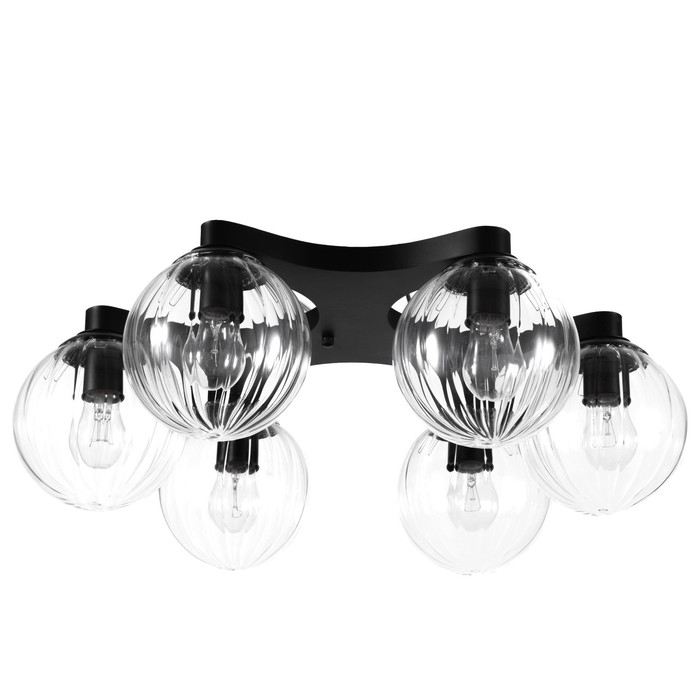 Люстра 2795/6 E27 40Вт черный 60х60х20 см BayerLux Люстра 2795/6 E27 40Вт черный 60х60х20 см BayerLux