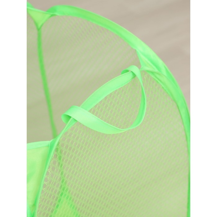 Корзина для игрушек Доляна, складная, 36×36×58 см, цвет МИКС Корзина для игрушек Доляна, складная, 36×36×58 см, цвет МИКС