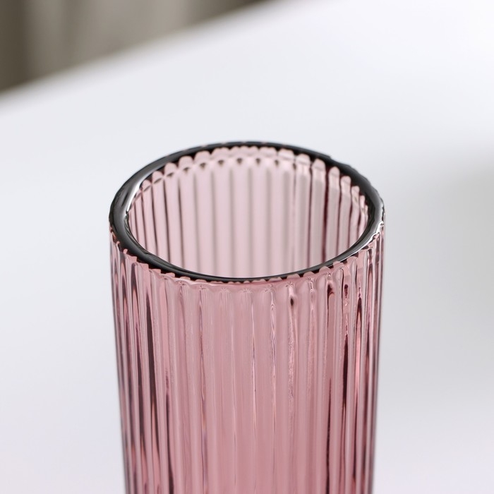 Бокал для шампанского стеклянный Magistro «Грани», 150 мл, 8×14,5 см, цвет сиреневый Бокал для шампанского стеклянный Magistro «Грани», 150 мл, 8×14,5 см, цвет сиреневый