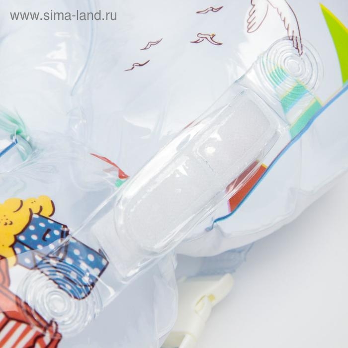 Круг для плавания на шею Robby, «Пираты», надувной, с ручками, цвет белый Круг для плавания на шею Robby, «Пираты», надувной, с ручками, цвет белый