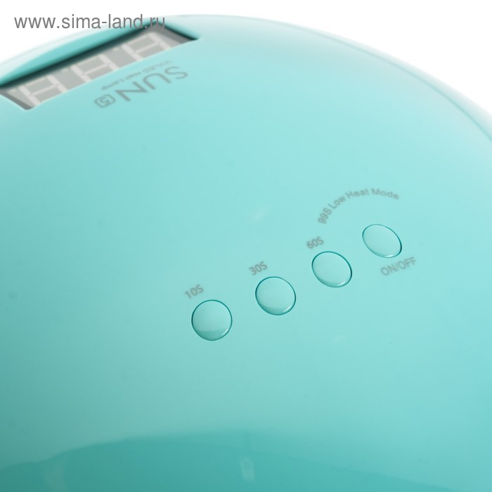 Лампа для гель-лака JessNail SUN 5, UV/LED, 48 Вт, таймер 10/30/60 сек, цвет мятный Лампа для гель-лака JessNail SUN 5, UV/LED, 48 Вт, таймер 10/30/60 сек, цвет мятный