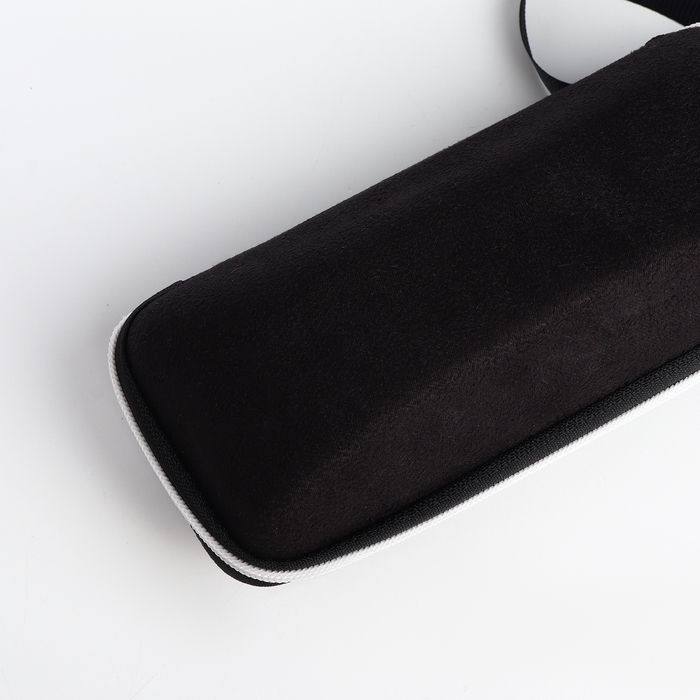 Футляр для очков на молнии, длина 17 см, цвет чёрный Футляр для очков на молнии, длина 17 см, цвет чёрный