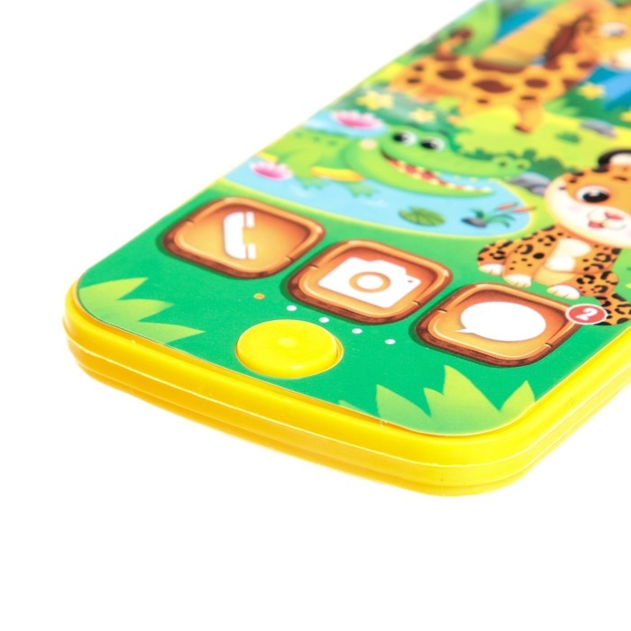 Телефон музыкальный &laquo;Весёлая африка&raquo;, звук, цвета МИКС