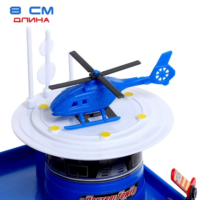 Игровой набор «Полицейский участок», 2 уровня, вертолетная площадка Игровой набор «Полицейский участок», 2 уровня, вертолетная площадка