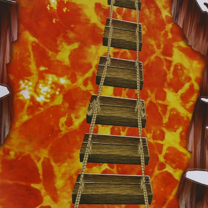 Наклейка 3Д интерьерная Мост 90*60см Наклейка 3Д интерьерная Мост 90*60см