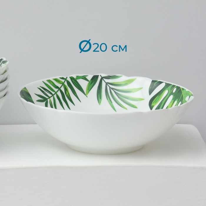 Сервиз столовый «Лист папоротника», 37 предметов, стеклокерамика Сервиз столовый «Лист папоротника», 37 предметов, стеклокерамика