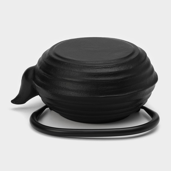 Чайник для плиты с эмалированным покрытием внутри Magma «Танан», 800 мл, чугун, с ситом, индукция Чайник для плиты с эмалированным покрытием внутри Magma «Танан», 800 мл, чугун, с ситом, индукция