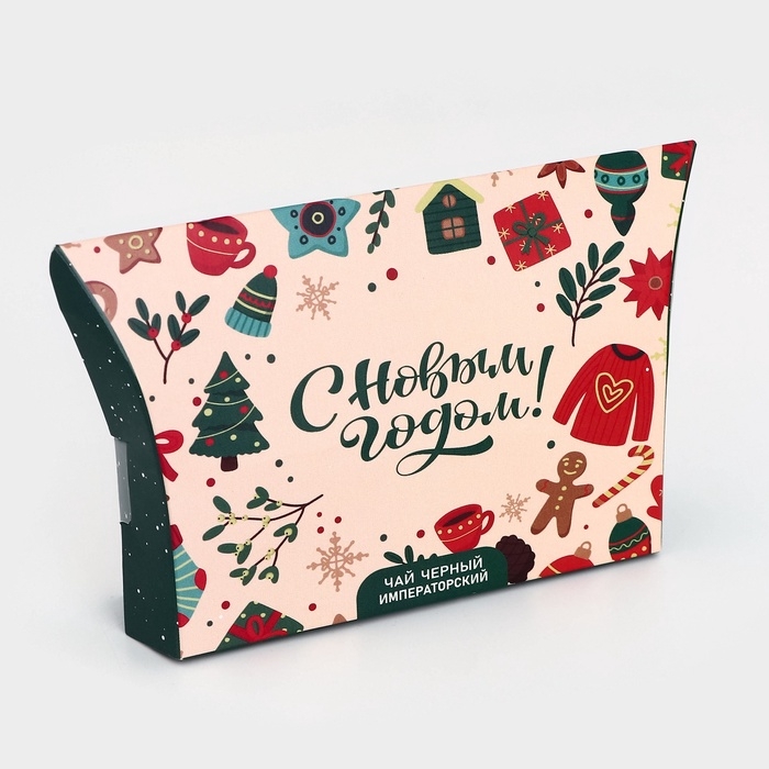 Новогодний подарочный чай черный Новогодний подарочный чай черный "С Новым годом", императорский, 20 г