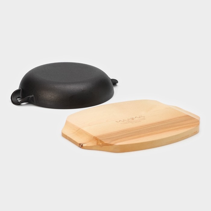 Сковорода чугунная Magma «Ансан», 25×20,3×4,5 см, индукция, цвет чёрный Сковорода чугунная Magma «Ансан», 25×20,3×4,5 см, индукция, цвет чёрный