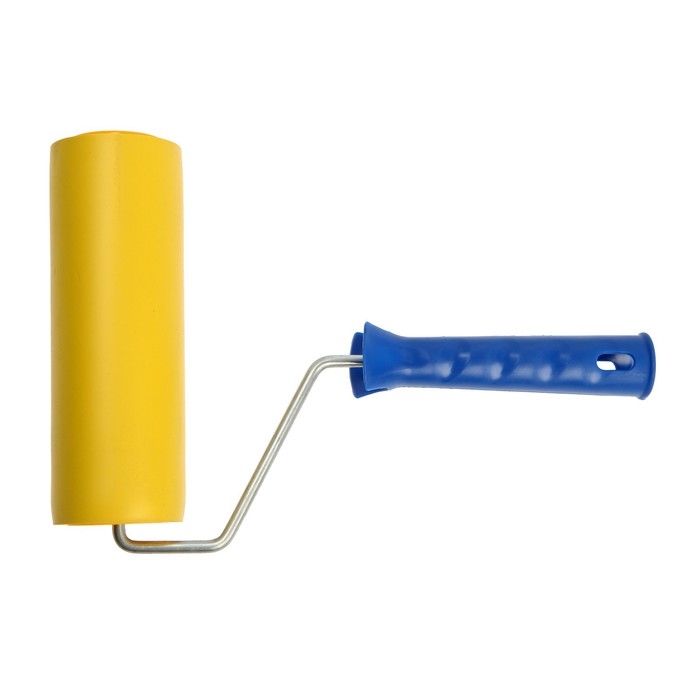 Валик прижимной ТУНДРА, резина, 180 мм, рукоятка d=6 мм Валик прижимной ТУНДРА, резина, 180 мм, рукоятка d=6 мм