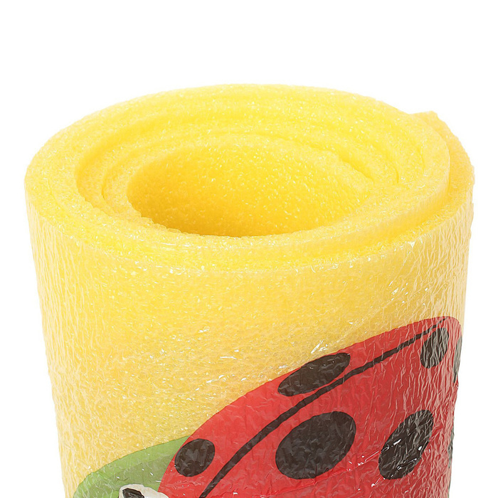 Коврик туристический maclay «Божья коровка», 180х60х1 см, цвет жёлтый Коврик туристический maclay «Божья коровка», 180х60х1 см, цвет жёлтый