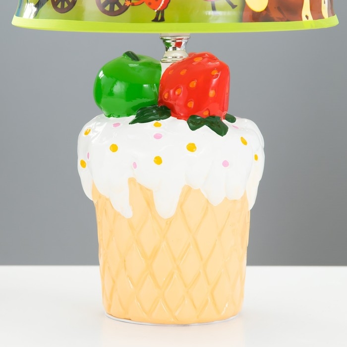 Настольная лампа  Настольная лампа "Пирожное" Е14 40Вт МИКС 20х20х32,5 см RISALUX