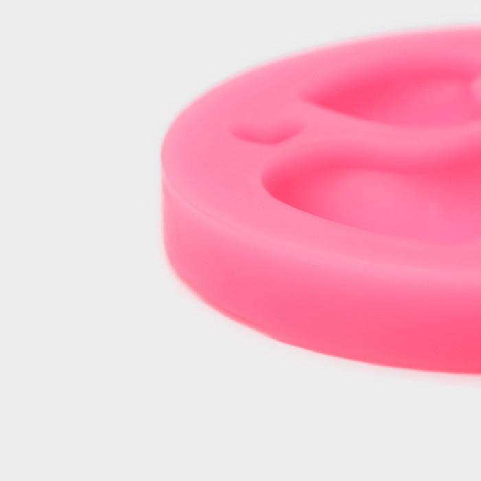 Молд Доляна «Сердца», силикон, d=7,5 см, цвет МИКС Молд Доляна «Сердца», силикон, d=7,5 см, цвет МИКС