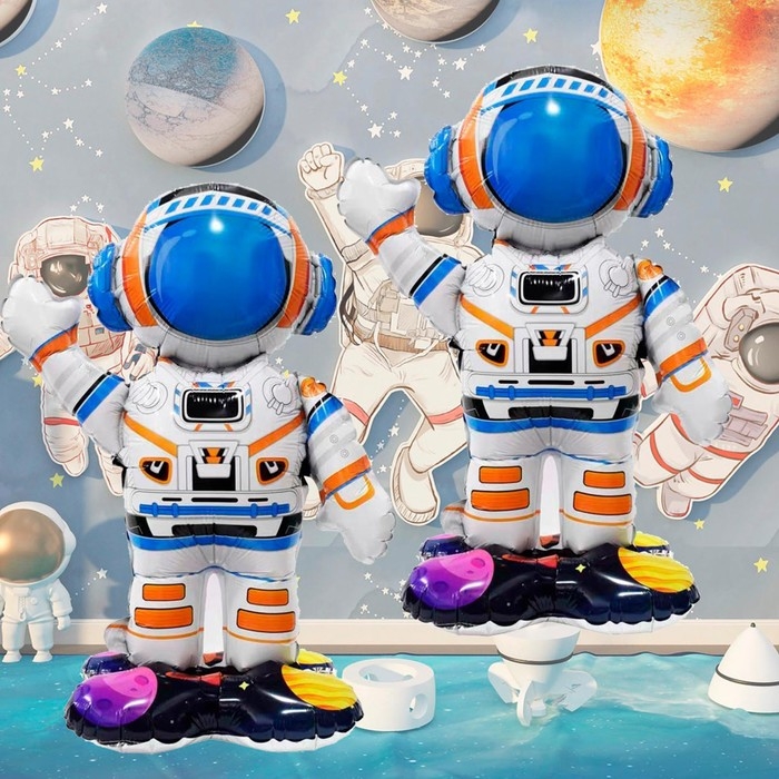 Шар фольгированный 25" &laquo;Космонавт&raquo;, под воздух