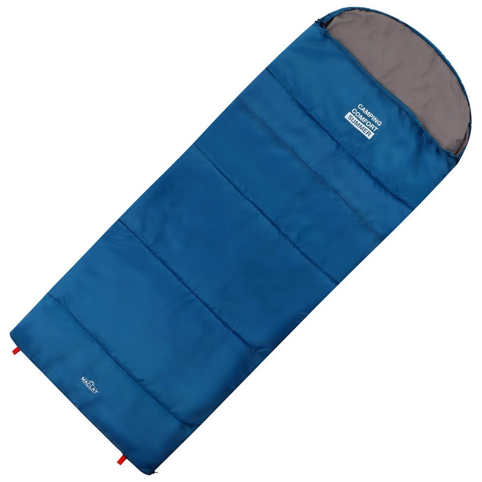 Спальный мешок maclay camping comfort summer, одеяло, 2 слоя, левый, 220х90 см, +10/+25°С Спальный мешок maclay camping comfort summer, одеяло, 2 слоя, левый, 220х90 см, +10/+25°С