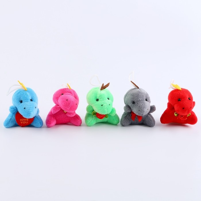 Мягкая игрушка в банке Мягкая игрушка в банке "Дино", микс