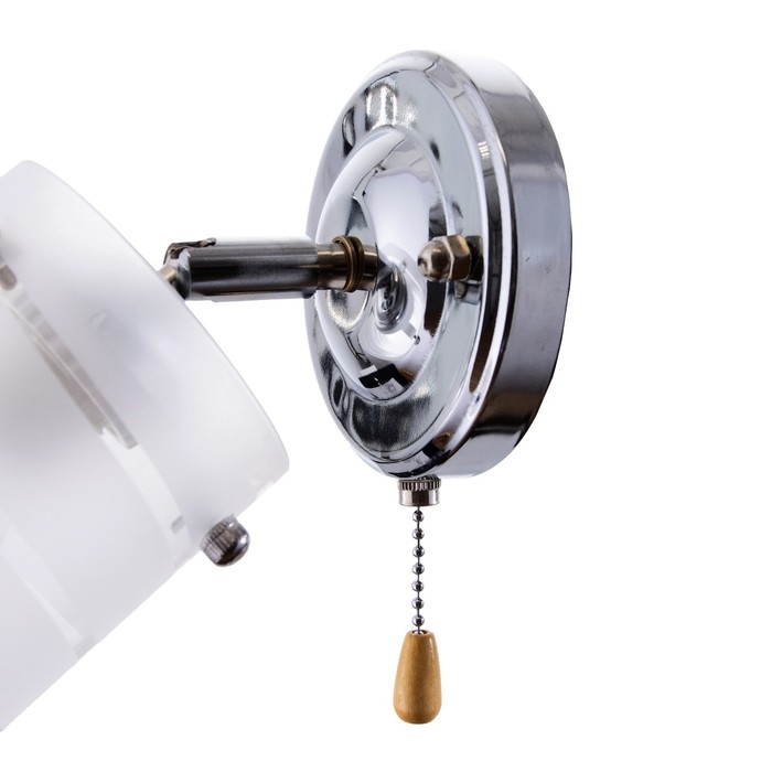 Бра 2017/1CR E27 60Вт хром 15х11х17 см