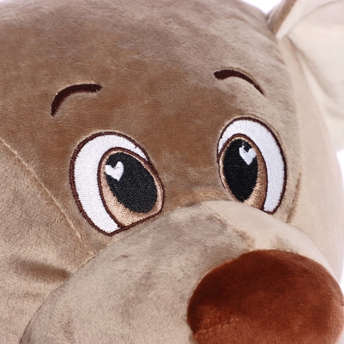 Мягкая игрушка «Медведь Лари», 85 см, цвет бежево-серый Мягкая игрушка «Медведь Лари», 85 см, цвет бежево-серый