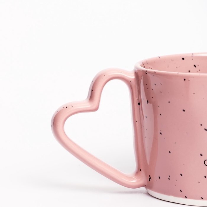 Кружка керамическая День матери Дорого внимание «Мама», 280 мл, розовая