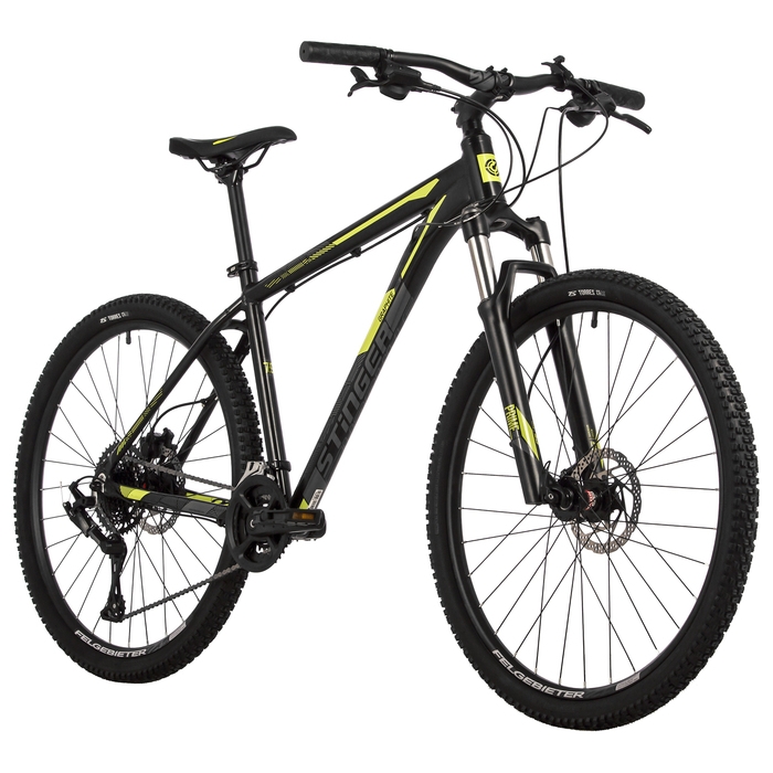 Велосипед 27.5" STINGER GRAPHITE PRO, цвет чёрный, р. 16"