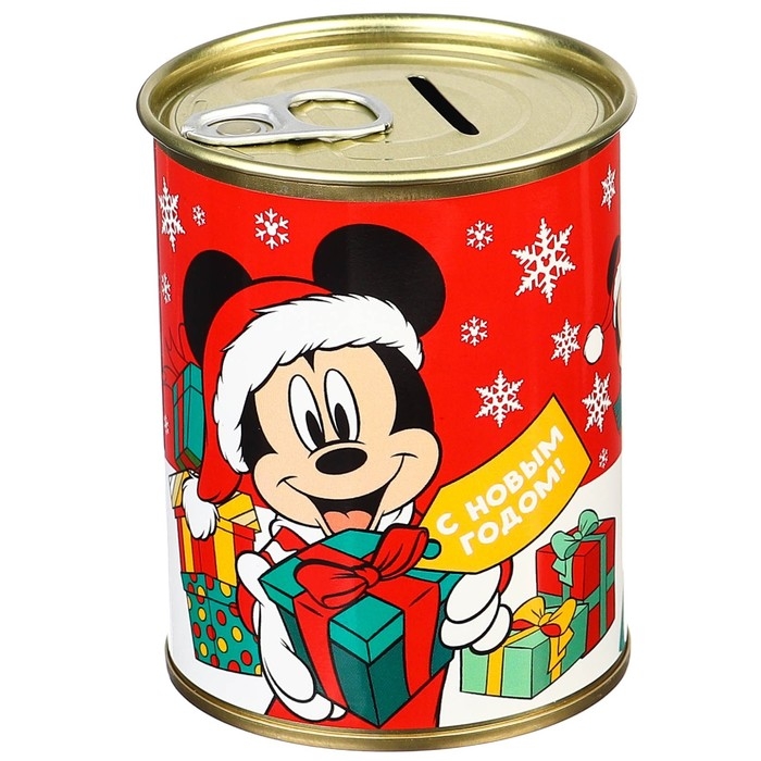 Копилка на Новый год, 9.5х9.5х7.5 см, Микки Маус Копилка на Новый год, 9.5х9.5х7.5 см, Микки Маус