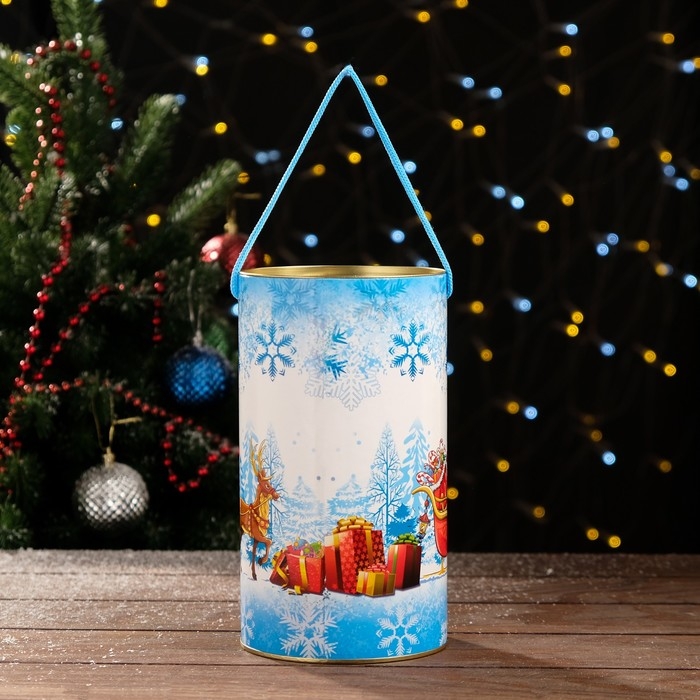 Новый год. Подарочная коробка, тубус «Тройка оленей» 120 х 220 мм (200 мм внутр. высота). Новый год. Подарочная коробка, тубус «Тройка оленей» 120 х 220 мм (200 мм внутр. высота).