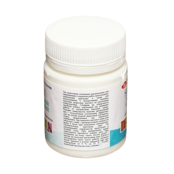 Лак акриловый САТИНОВЫЙ, на водной основе 50 мл, ЗХК Decola Лак акриловый САТИНОВЫЙ, на водной основе 50 мл, ЗХК Decola