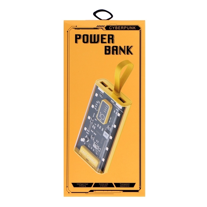 Внешний аккумулятор CRR-32, 10000 мАч, 2USB, Type-C, 2 А, дисплей, чёрный Внешний аккумулятор CRR-32, 10000 мАч, 2USB, Type-C, 2 А, дисплей, чёрный