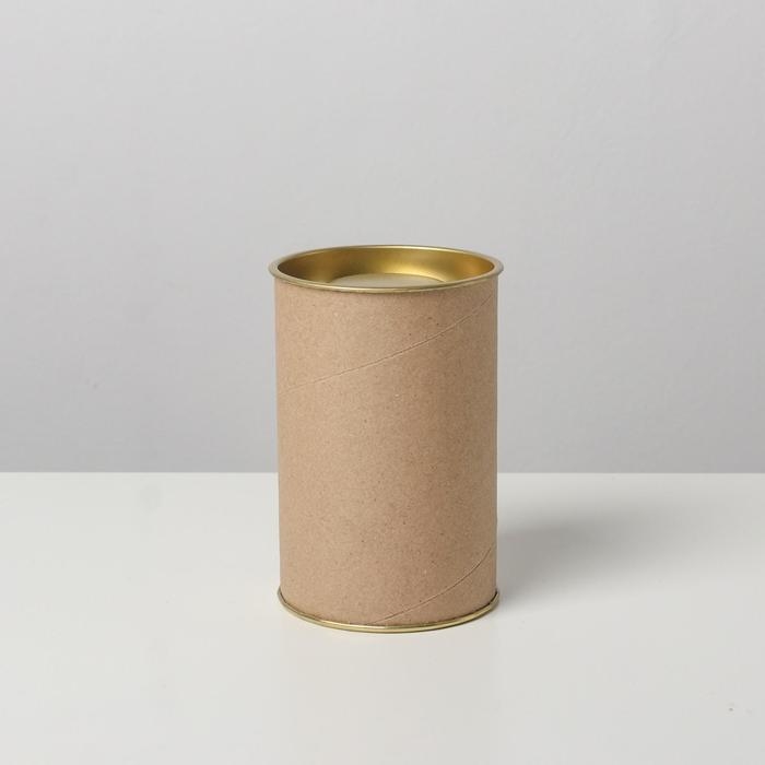 Тубус 63х100 мм (80 мм внутренняя высота),плотный картон, металлическая крышка Тубус 63х100 мм (80 мм внутренняя высота),плотный картон, металлическая крышка