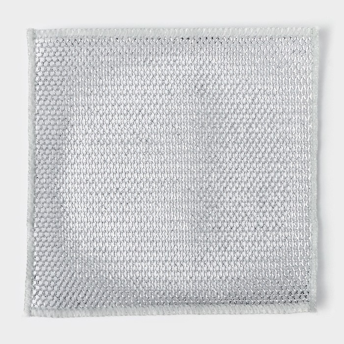 Салфетка для мытья посуды, металлическая, однослойная, 5 шт, 19×19 см Салфетка для мытья посуды, металлическая, однослойная, 5 шт, 19×19 см