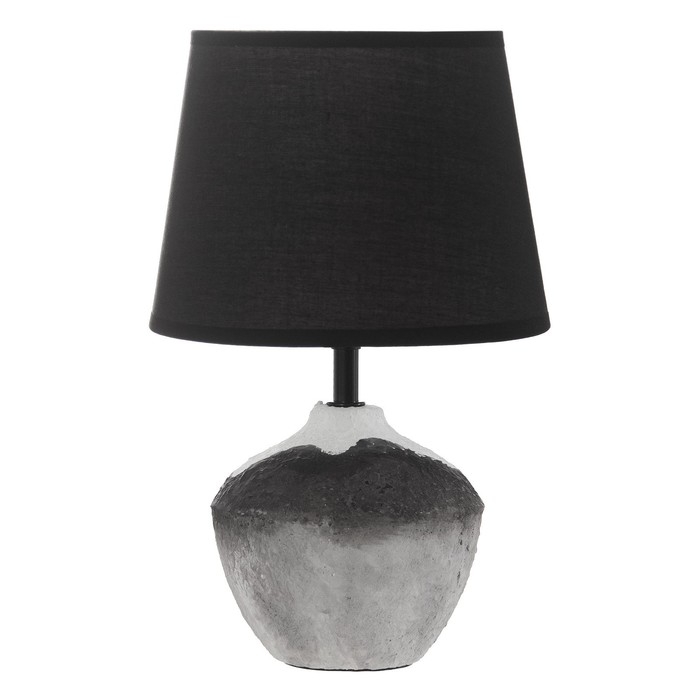 Настольная лампа Настольная лампа "Алетта" Е14 40Вт серо-черный 20х20х36 см RISALUX
