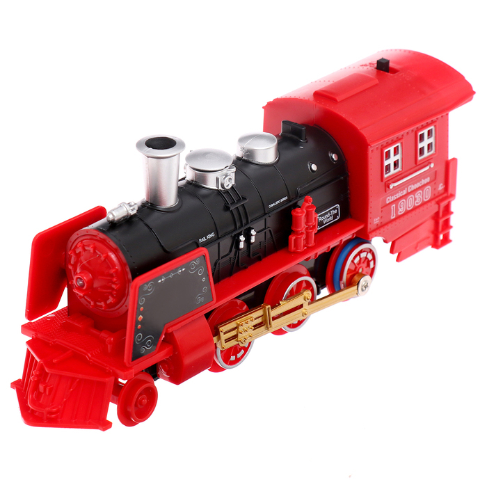 Железная дорога «С Новым Годом», радиоуправление, эффект дыма Железная дорога «С Новым Годом», радиоуправление, эффект дыма