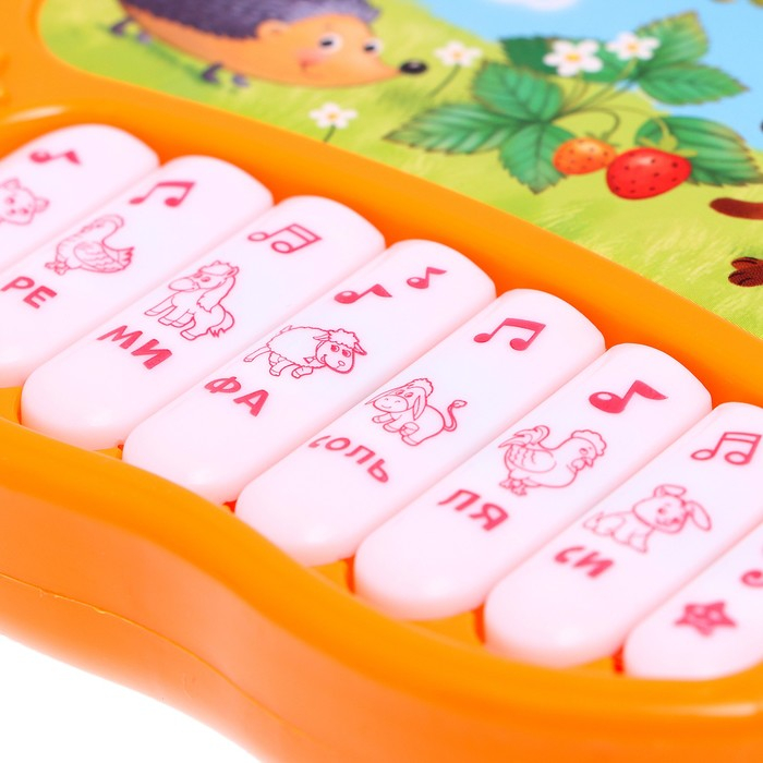 Музыкальная игрушка-пианино «Любимый тигруля», ионика, 4 режима игры, работает от батареек Музыкальная игрушка-пианино «Любимый тигруля», ионика, 4 режима игры, работает от батареек