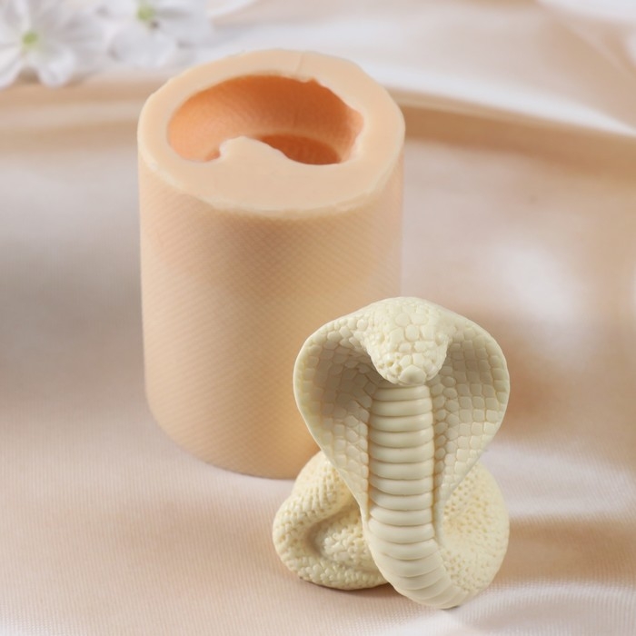 Молд силиконовый Молд силиконовый "Змея №6" 9х6,5х6,5 см