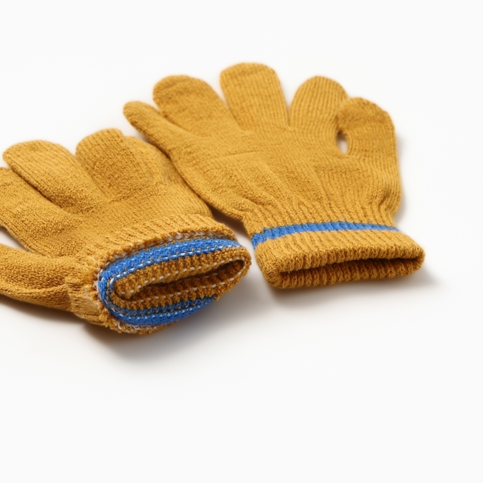 Перчатки детские MINAKU, цвет песочный, 15 см