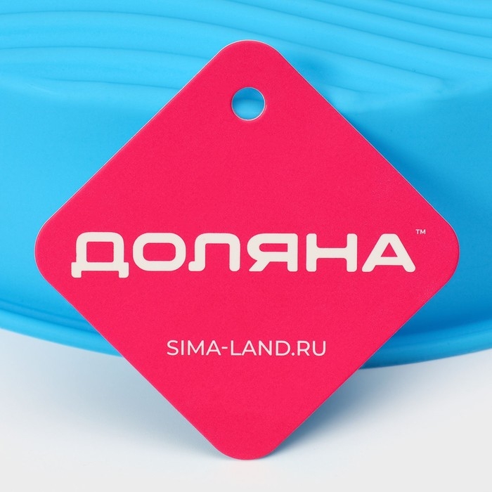 Форма для выпечки с ручками Доляна «Круг», силикон, 27×24×6 см, внутренний диаметр 22 см, цвет МИКС Форма для выпечки с ручками Доляна «Круг», силикон, 27×24×6 см, внутренний диаметр 22 см, цвет МИКС