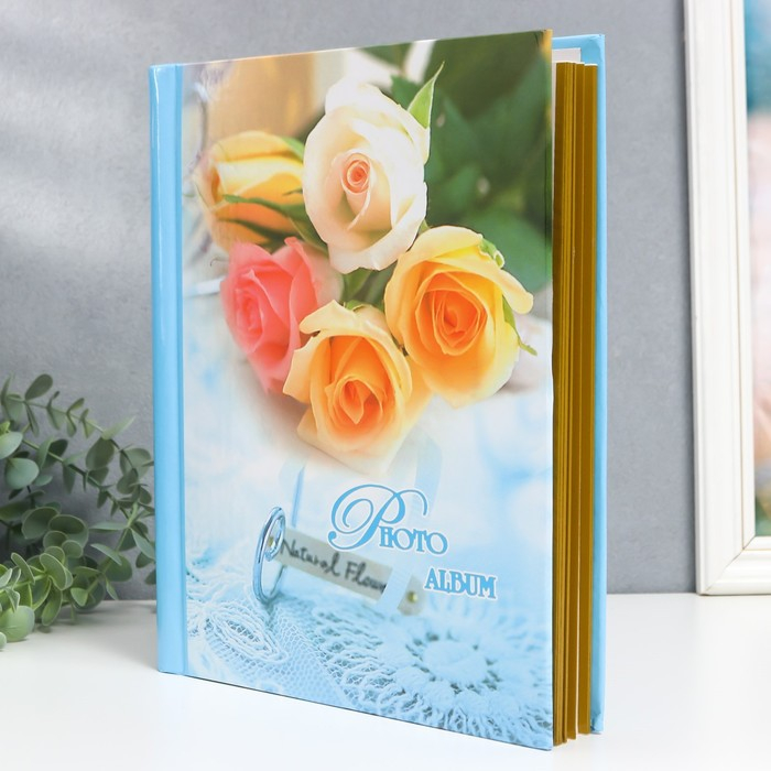 Фотоальбом магнитный 20 листов  Фотоальбом магнитный 20 листов "Энергия роз" МИКС 29х24х2 см